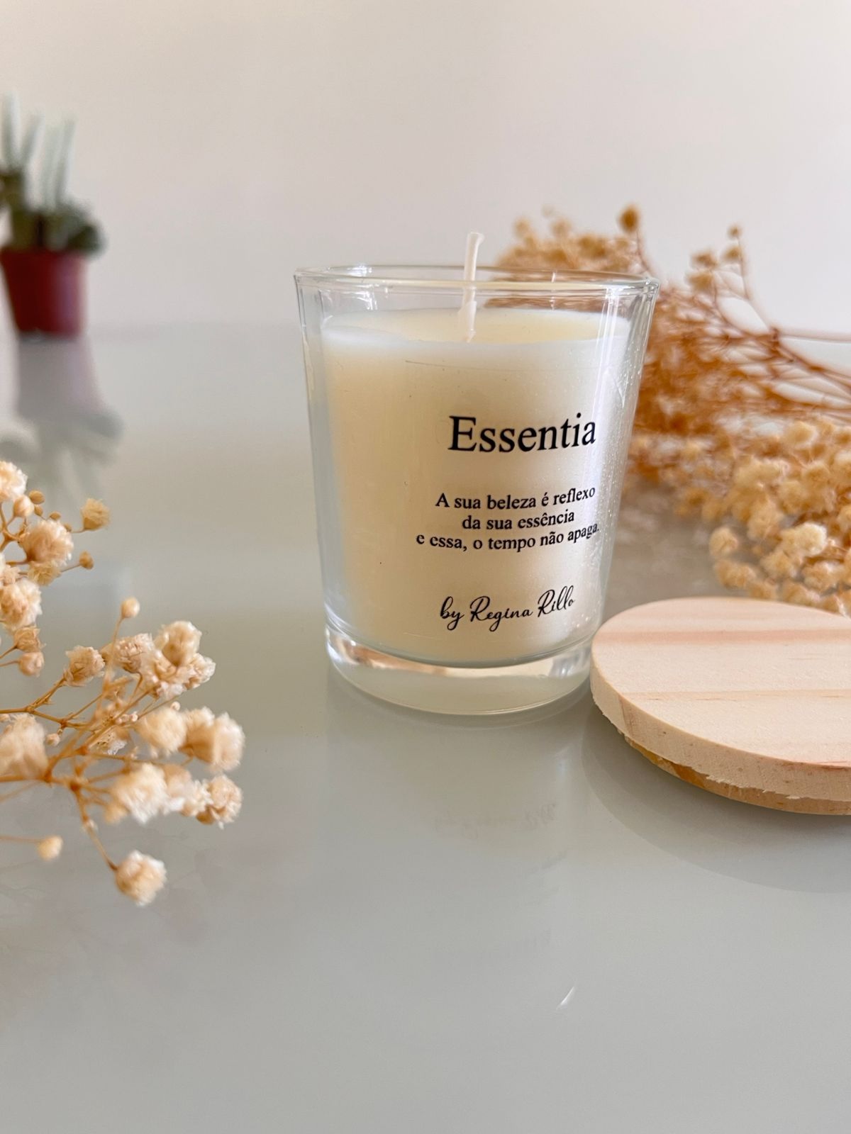 Vela aromática com tampa 70g para casamento - Imagem 4