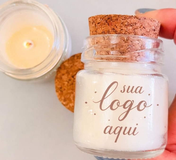 Mini Vela aromática 40g corporativo